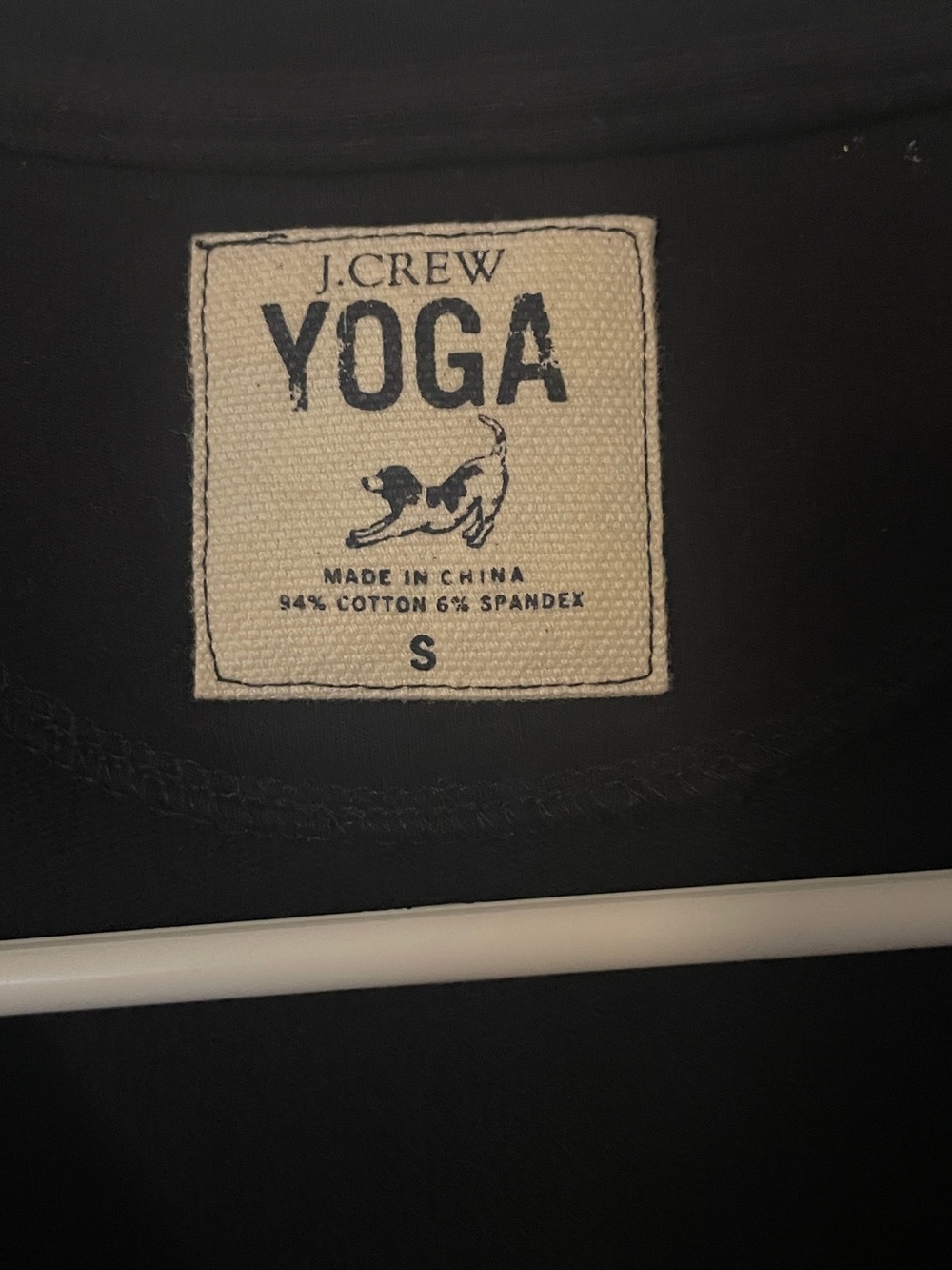 J.Crew Yoga Navy Full Zip Sweatshirt Small Cotton Stretch - Picture 2 of 8